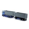 73094 - Scania S730 Highline rigid truck hookarm container + trailer Klein Kromhof /1:50 TEKNO