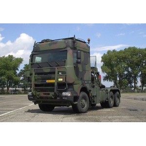 75433 - DAF Tropco pantser 6x4 lowloader 7axle Dutch army /1:50 TEKNO
