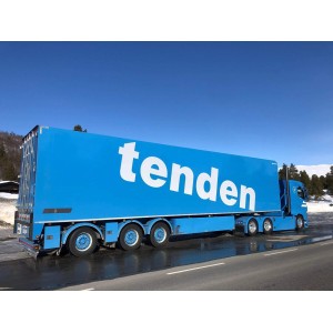 WSI01-3846 - Volvo FH5 6x4 cabina bassa frigorifero Tenden /1:50 WSImodels