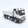 1066/40 Mercedes-Benz Arocs 8x4 Meiller ribaltabile BIANCO /1:50 NZG