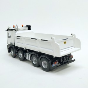 1066/40 Mercedes-Benz Arocs 8x4 Meiller ribaltabile BIANCO /1:50 NZG