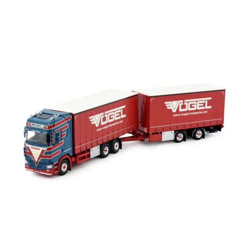 83616 - Scania Next Gen S-serie Highline autotreno biga Vogel Transporte /1:50 TEKNO 83616 - Scania Next Gen S-serie Highline autotreno biga Vogel Transporte /1:50 TEKNO
