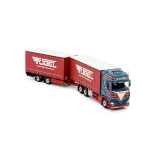 83616 - Scania Next Gen S-serie Highline autotreno biga Vogel Transporte /1:50 TEKNO