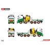 WSI01-3890 - Volvo FH4 Globetrotter 10x4 Palfinger 165002 + jib ballastbox Koninklijke Saan /1:50 WSImodels