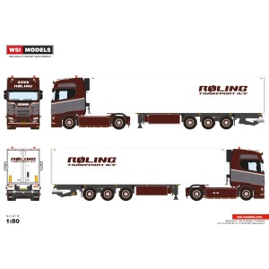 WSI01-4242 - Scania CS20H 4x2 frigo Roling /1:50 WSImodels