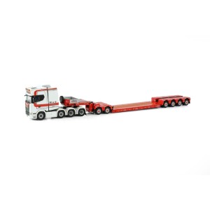 WSI01-3988 - Scania CS20H 8x4 lowloader 4+2axle Mud Grondwerken /1:50 WSImodels