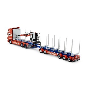 84857 - Scania NGR Highline combi SUNDE - trasporto legname  /1:50 TEKNO